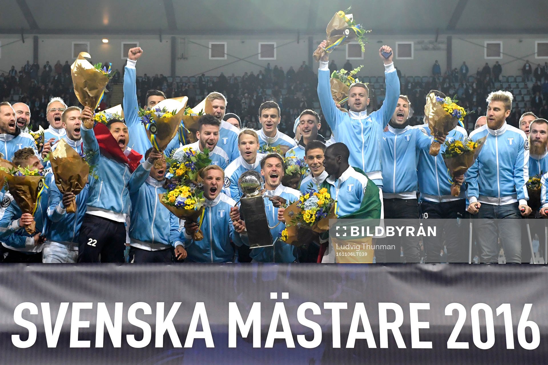 Malmö FF jublar för SM-guldet