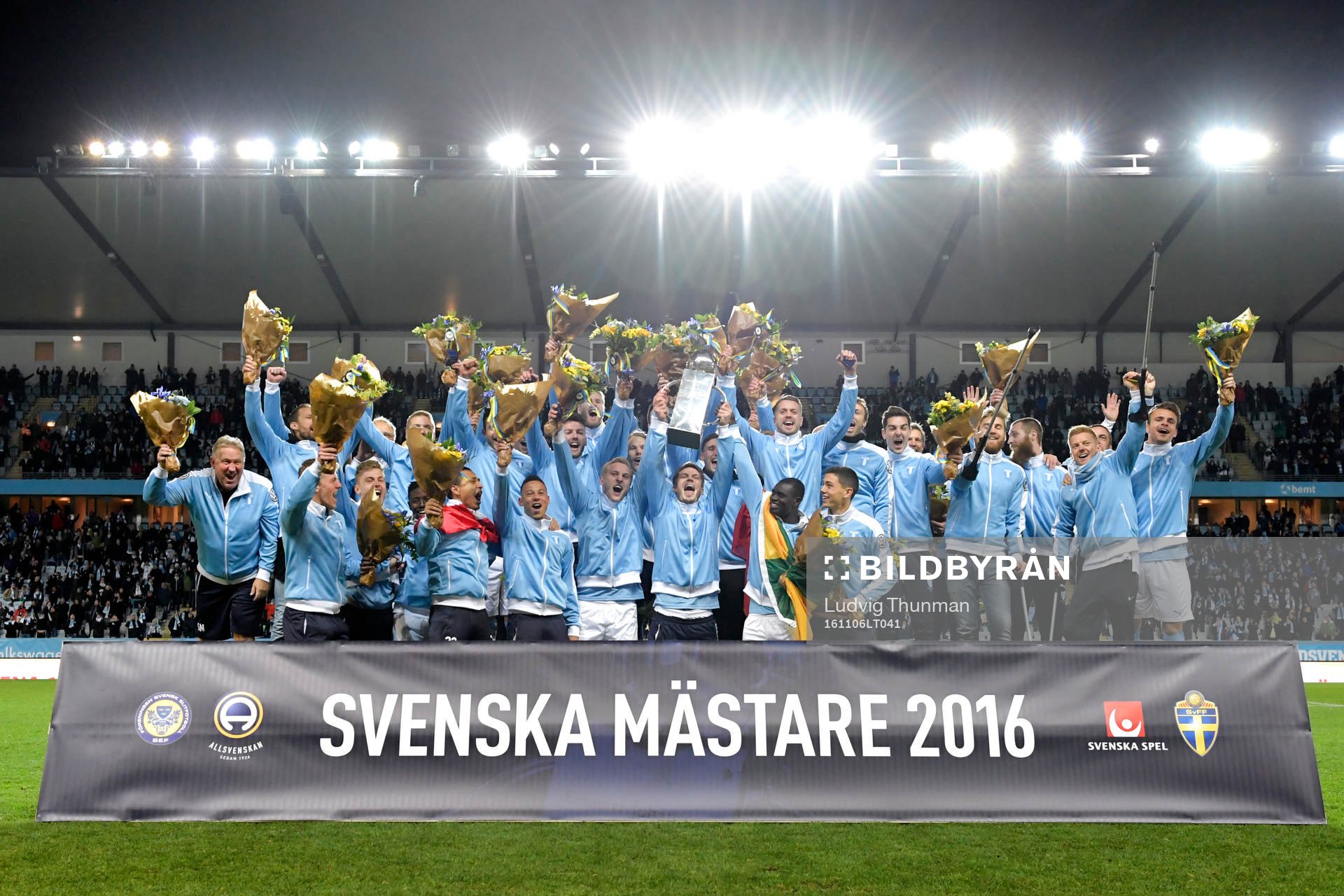 Malmö FF jublar för SM-guldet
