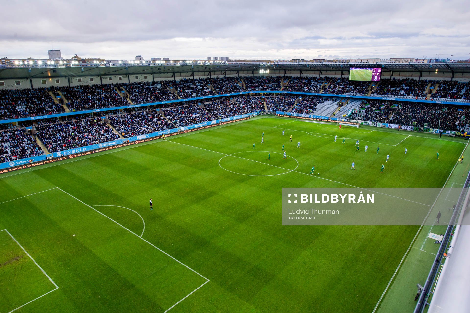 Översiktsbild över Swedbank Stadion