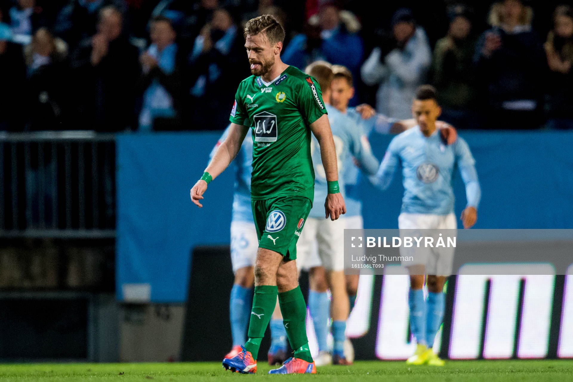 Hammarbys Arnór Smárason deppar