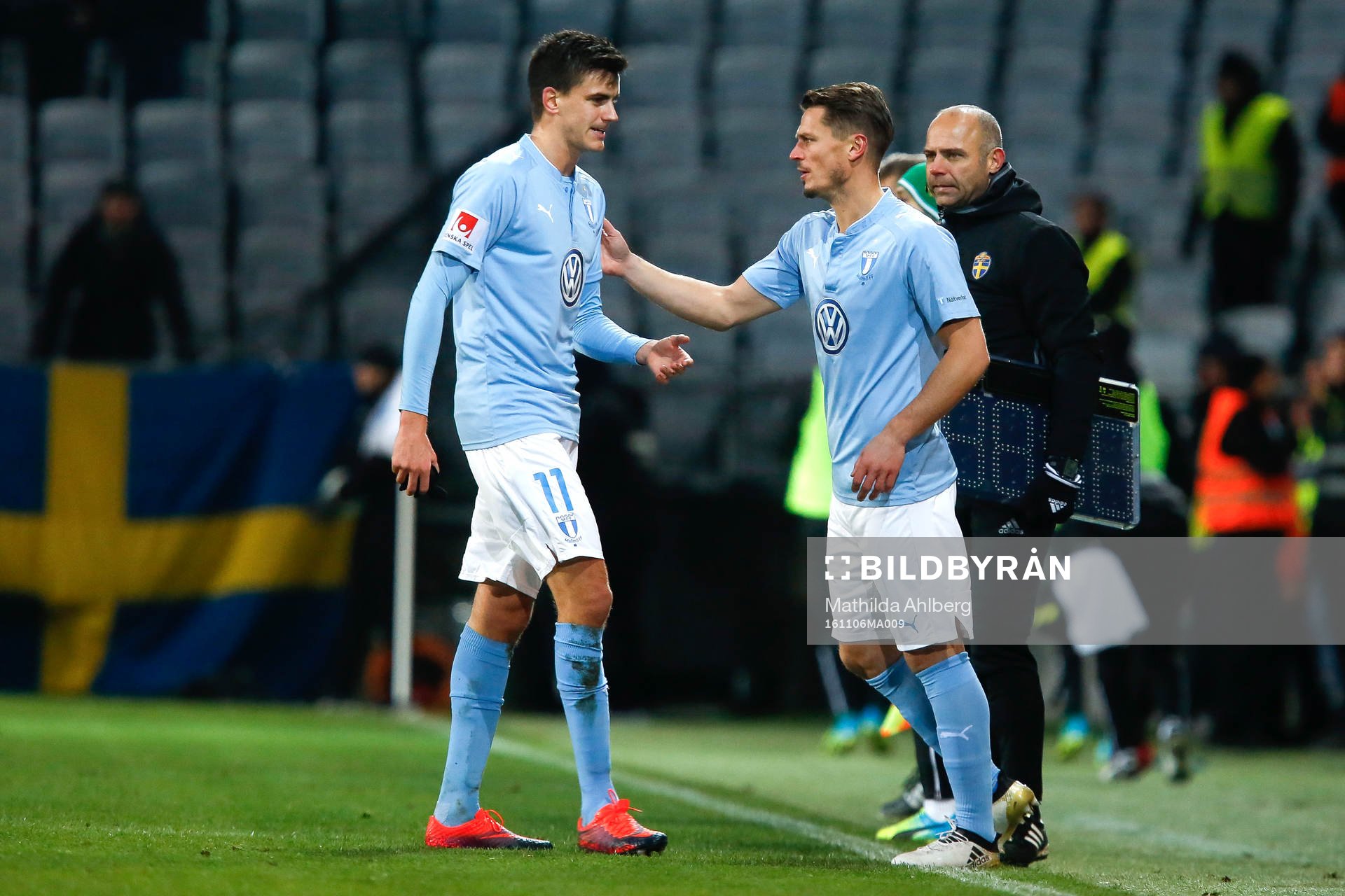 Malmö FFs Alexander Jeremejeff byts ut mot Markus Rosenberg