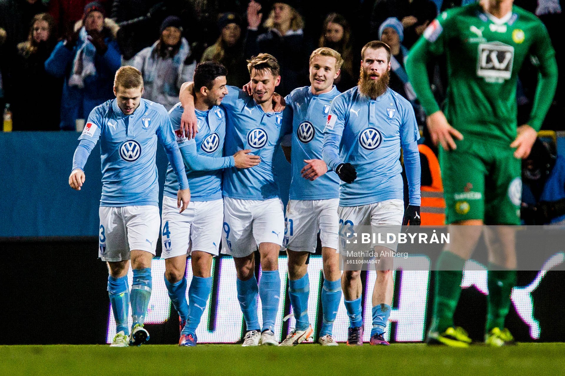 Malmö FFs Anton Tinnerholm , Behrang Safari, Markus