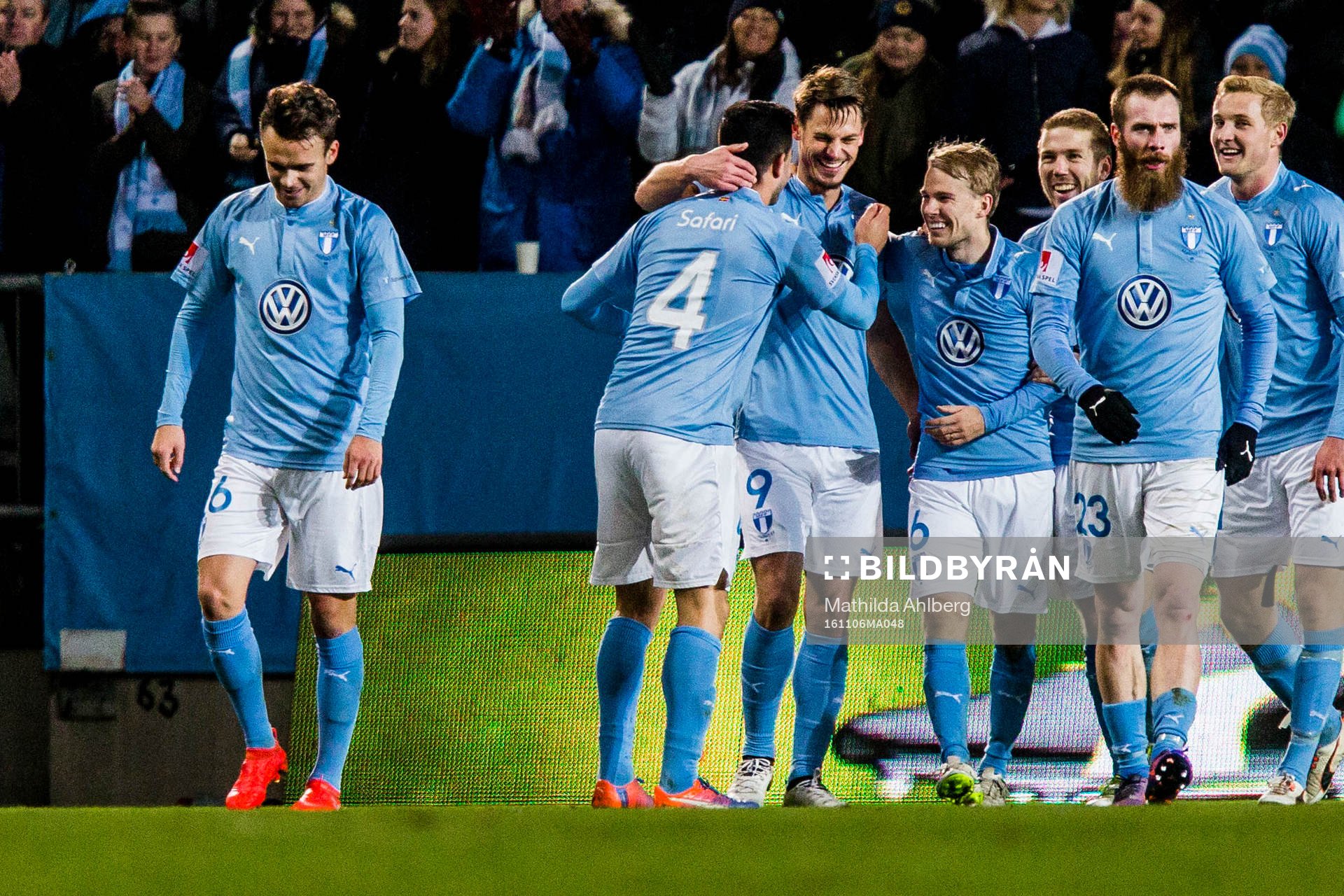 Malmö FFs Anton Tinnerholm , Behrang Safari, Markus