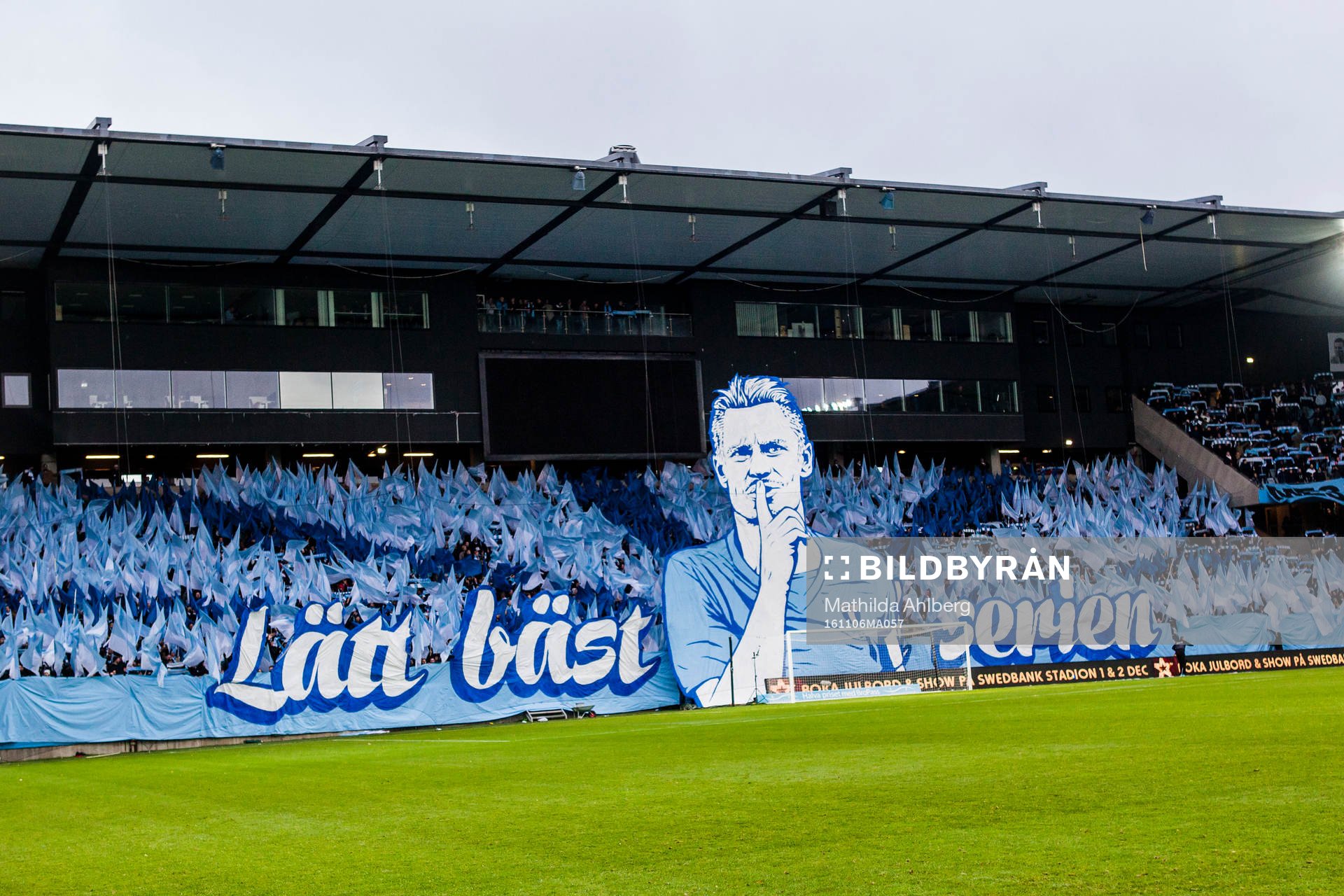 Malmö FFs  supportrars tifo