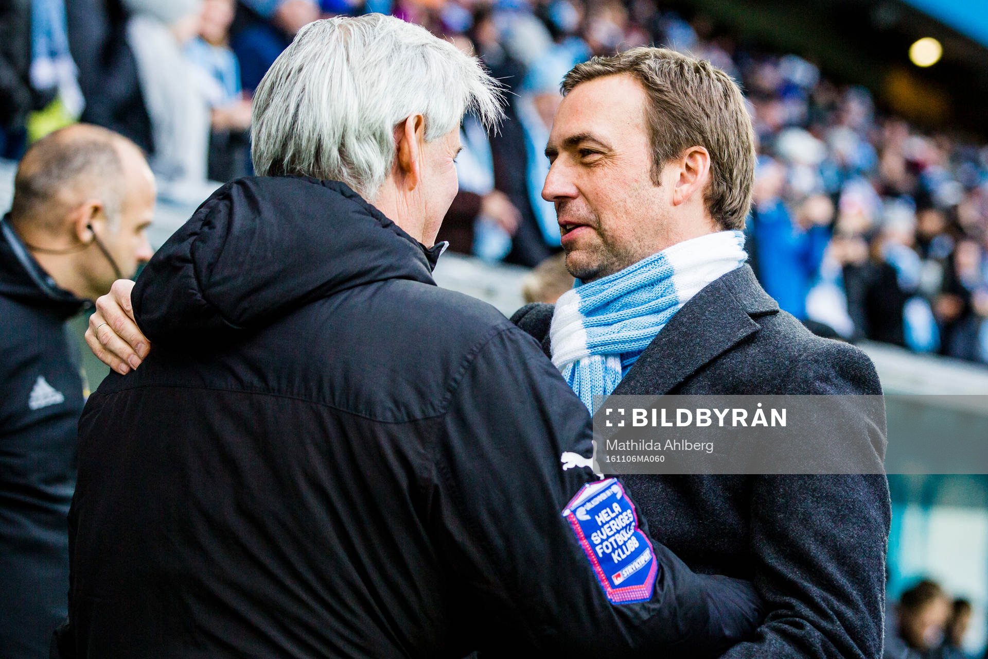 Hammarbys tränare Nanne Bergstrand och Malmö FFs tränare