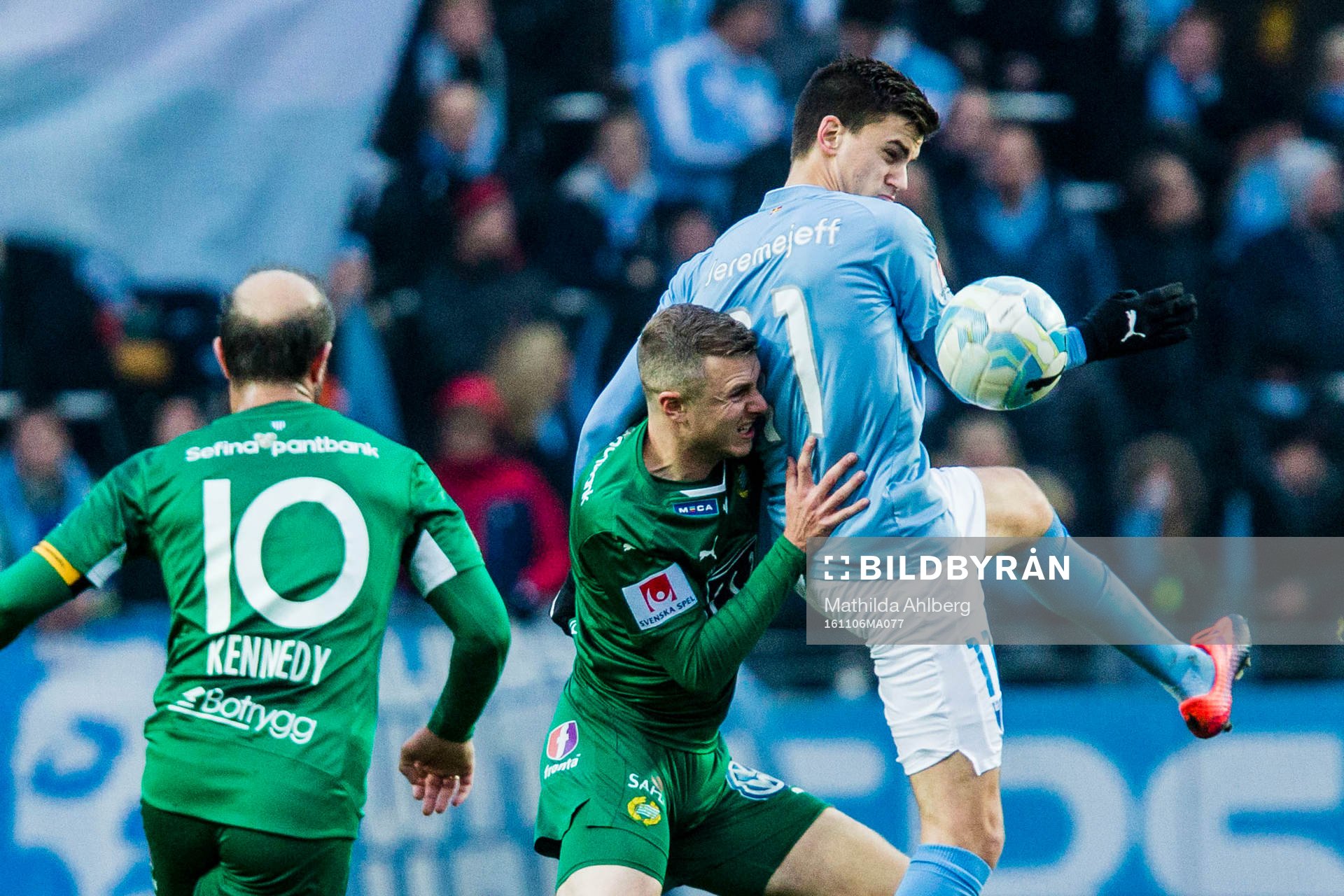 Malmö FFs Alexander Jeremejeff i nickduell