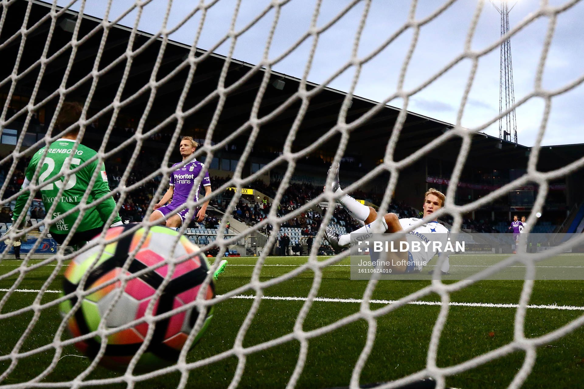 Norrköpings Sebastian Andersson gör mål 1-1 på IFK