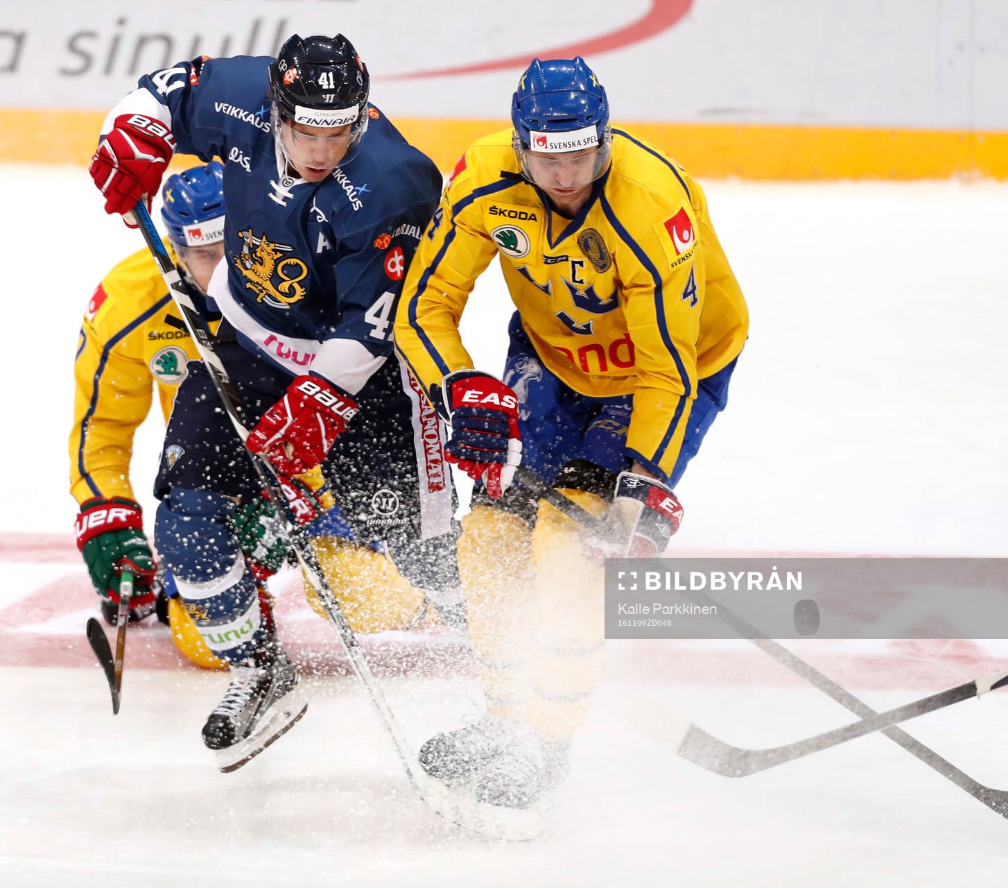 Finland¥s Tommi Kivistö and Sweden¥s Staffan Kronwall