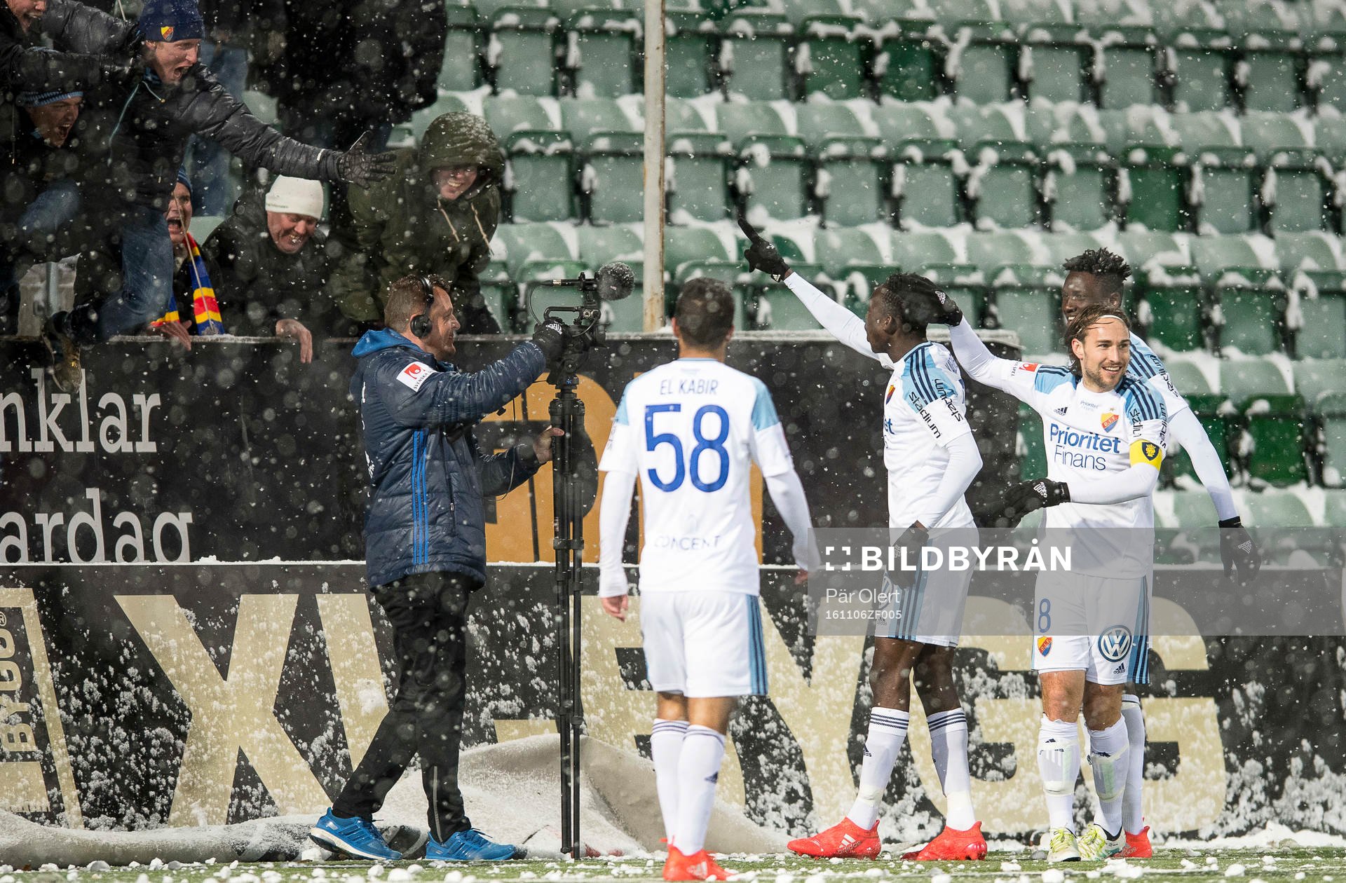 Djurgårdens Philana Tinotenda Kadewere jublar