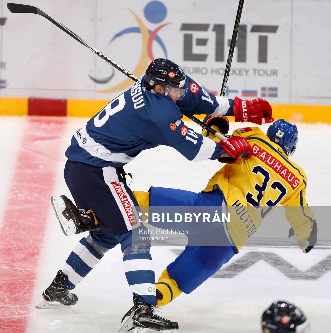 Finland´s Jesse Joensuu and Sweden´s Linus Hultström
