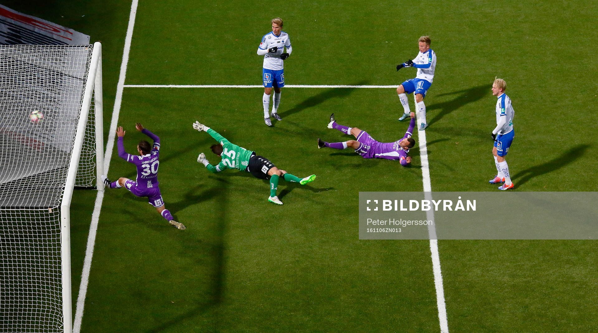 Mål 3-1 av Norrköpings Nicklas Bärkroth