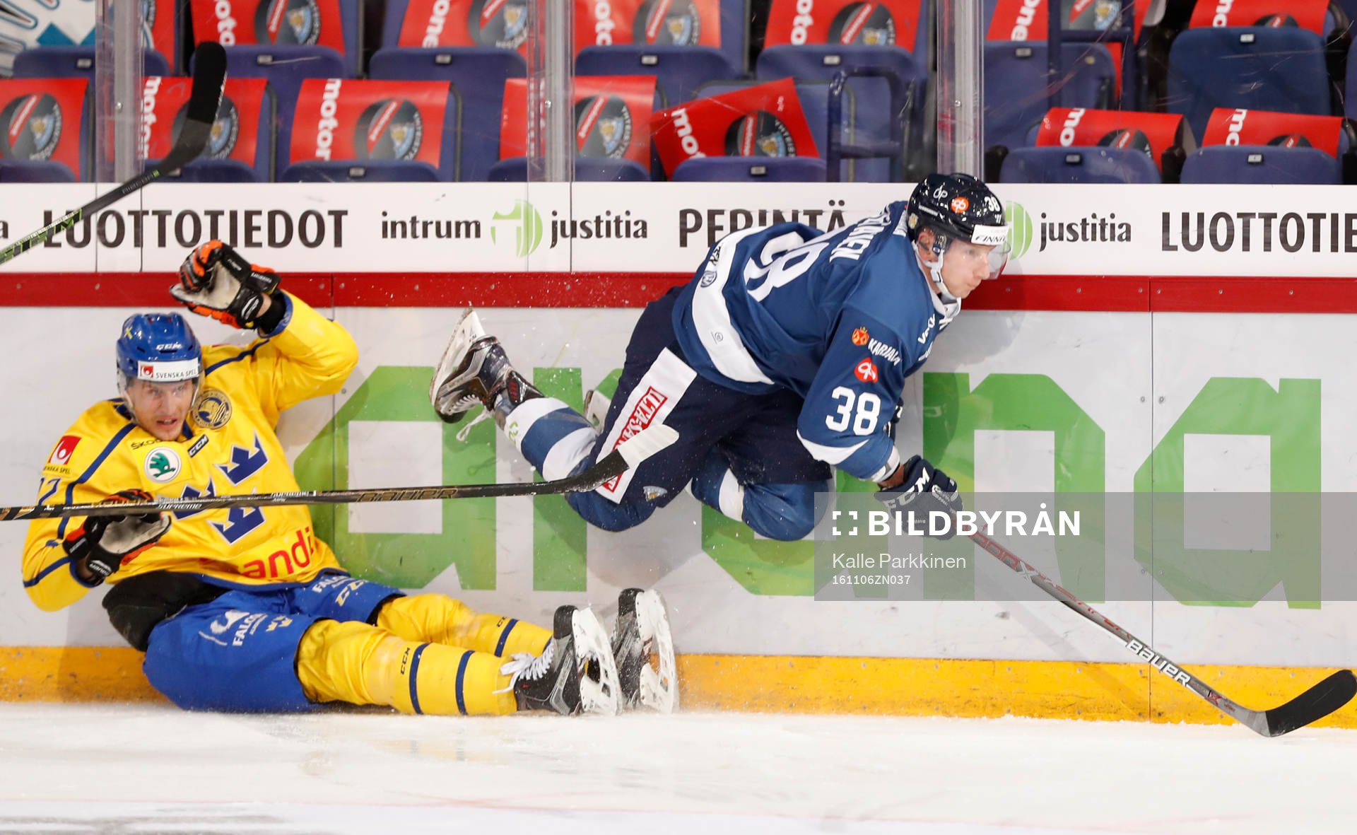 Sweden¥s Alexander Bergström and Finland¥s Juuso Hietanen