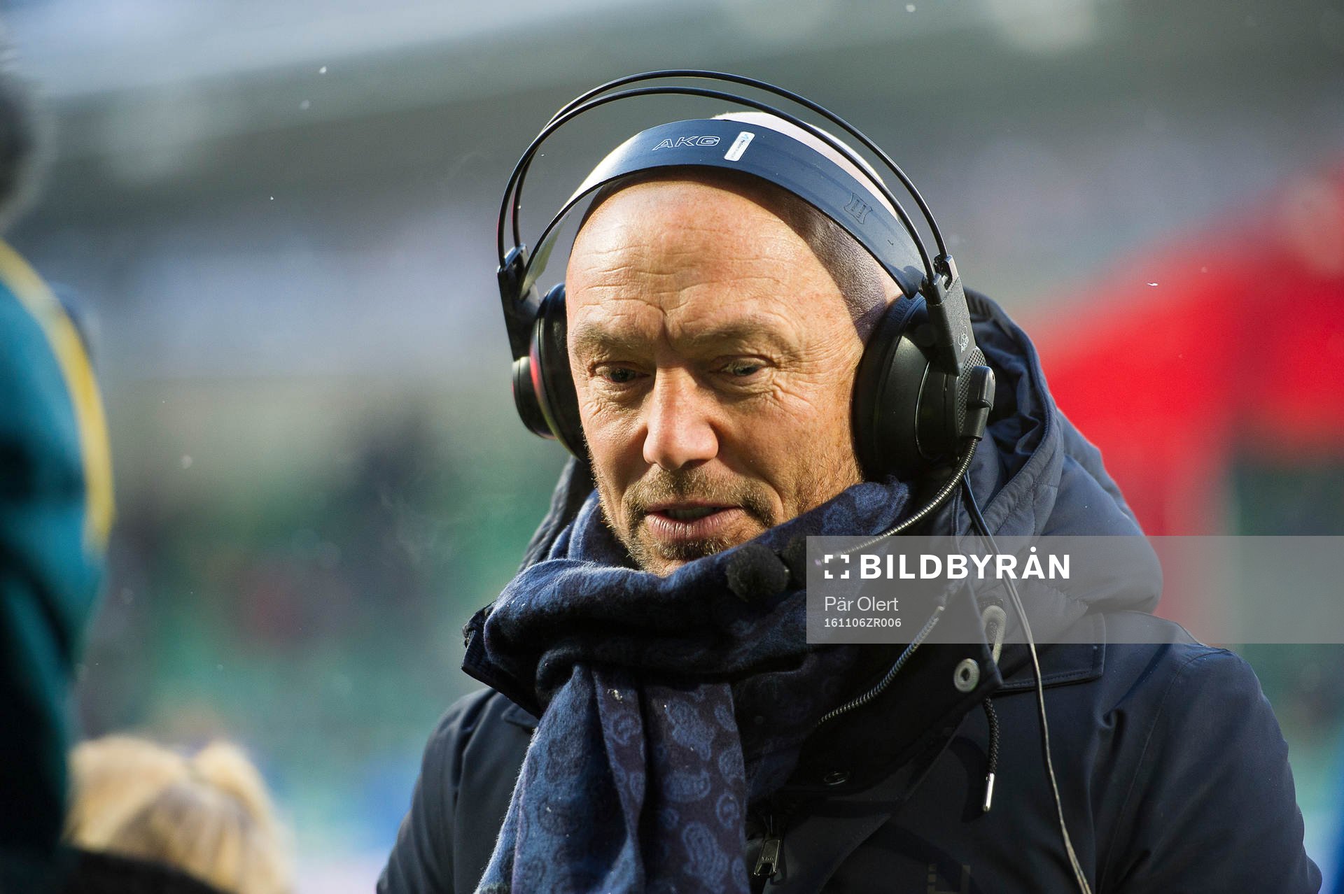 Djurgårdens tränare Mark Dempsey under fotbollsmatchen i Allsvenskan mellan Sundsvall och Djurgården den 6 November 2016 i Sundsvall.