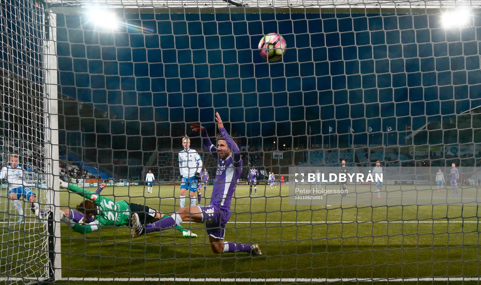 Mål 3-1 av Norrköpings Nicklas Bärkroth