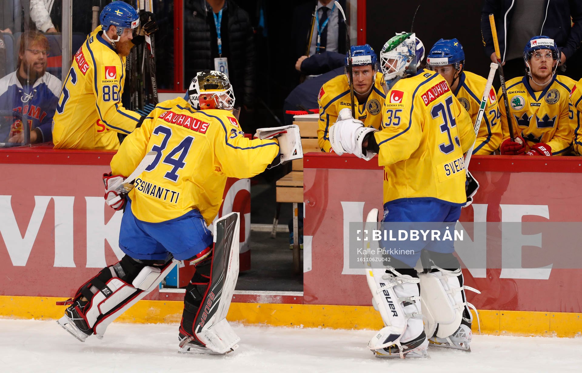 Sweden¥s Linus Klasen, Sweden¥s Joel Lassinantti and