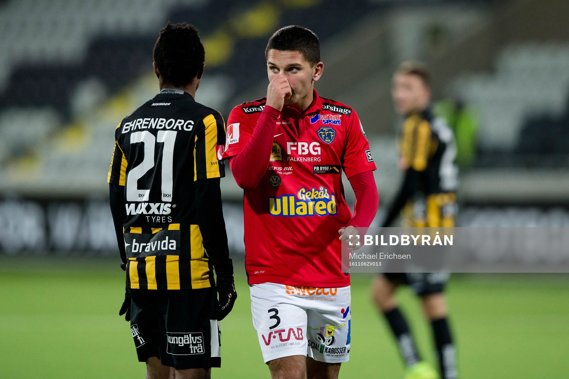 Falkenbergs Edi Sylisufaj deppar