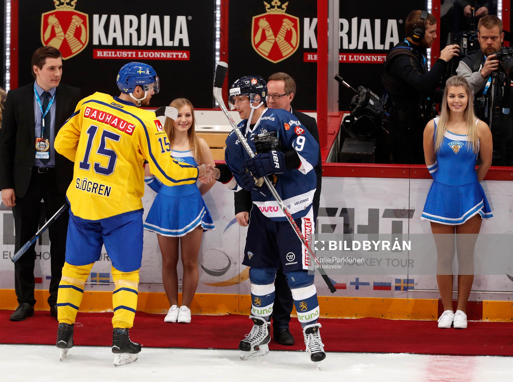 Sweden´s Mattias Sjögren and  Finland´s Veli-Matti