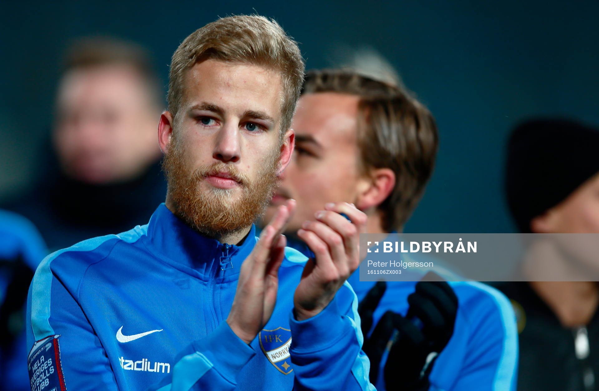 Norrköpings Filip Dagerstål under fotbollsmatchen i Allsvenskan mellan Norrköping och IFK Göteborg den 6 november 2016 i Norrköping.