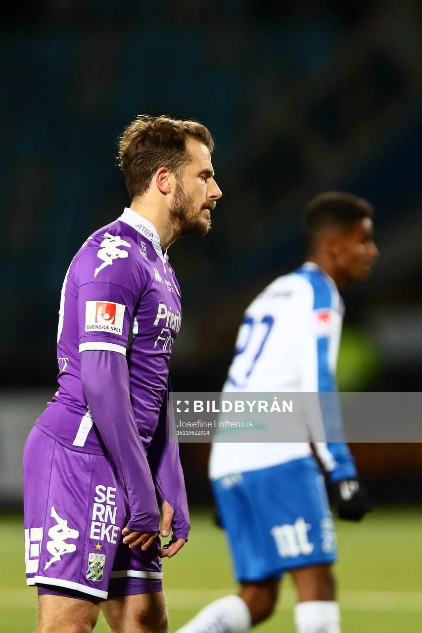 IFK Göteborgs Tobias Hysén deppar
