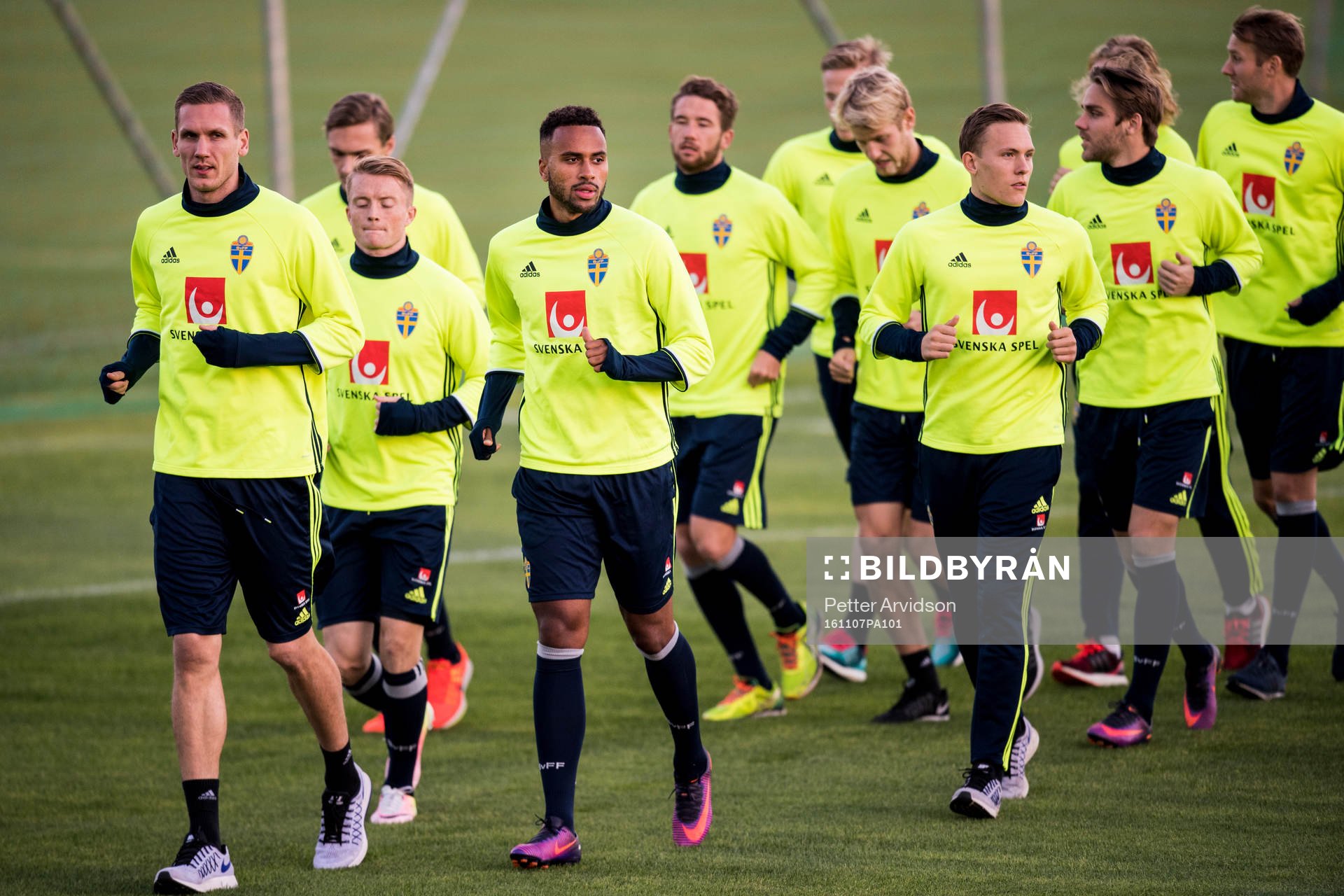 Målvakt Robin Olsen, Sam Larsson, Isaac Kiese Thelin,