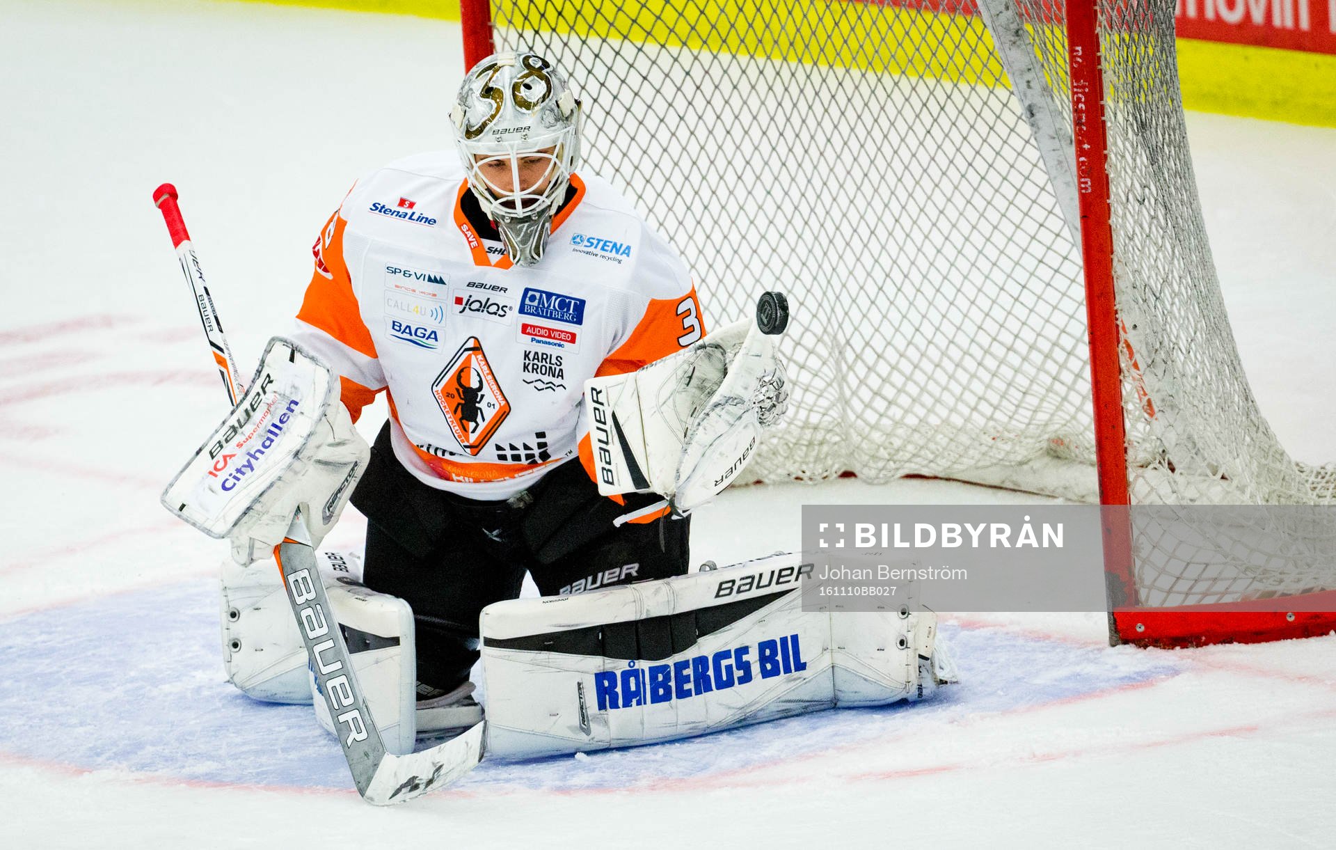 Karlskronas målvakt Johannes Jönsson