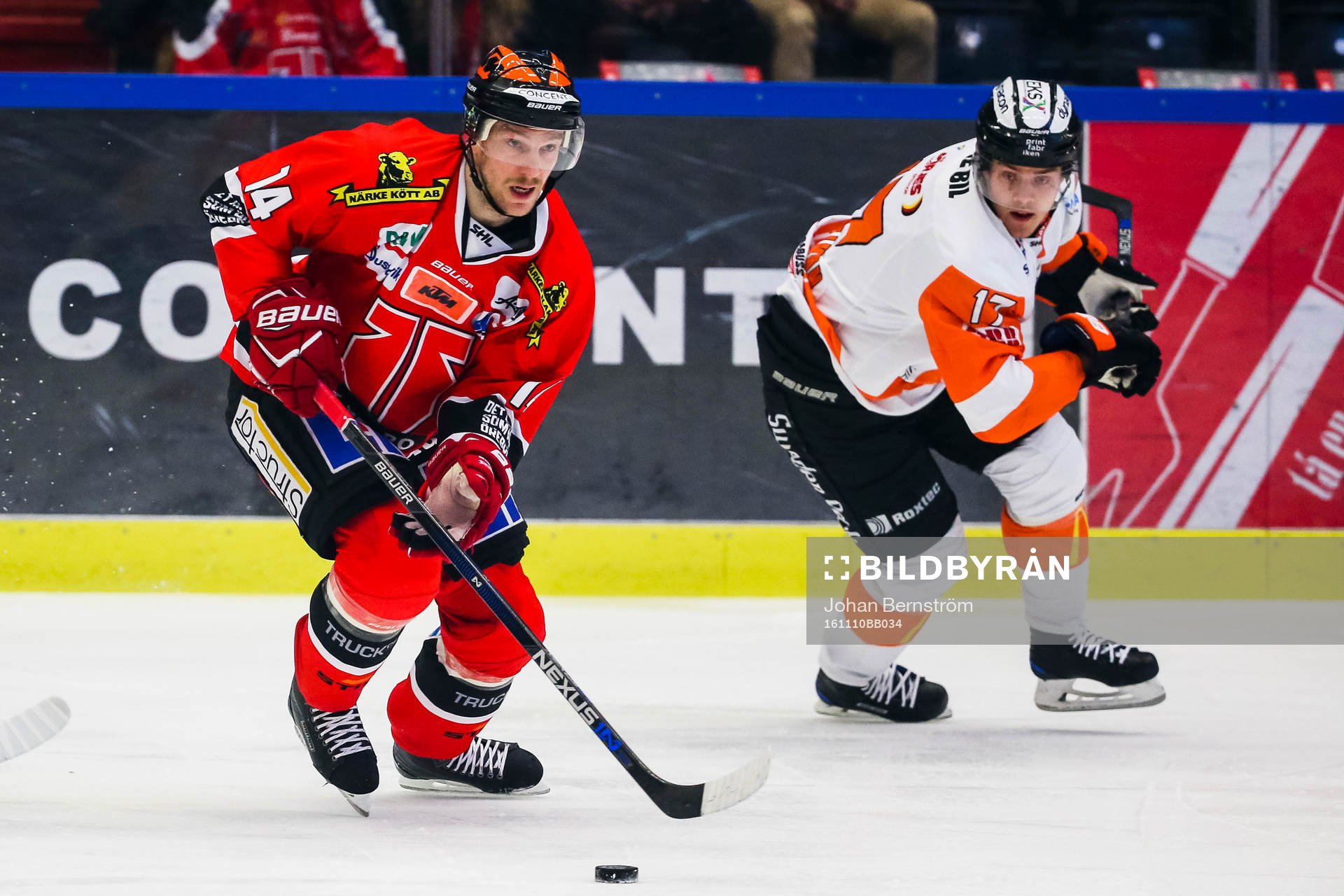 Örebros Tom Wandell och Karlskronas Joel Kellman