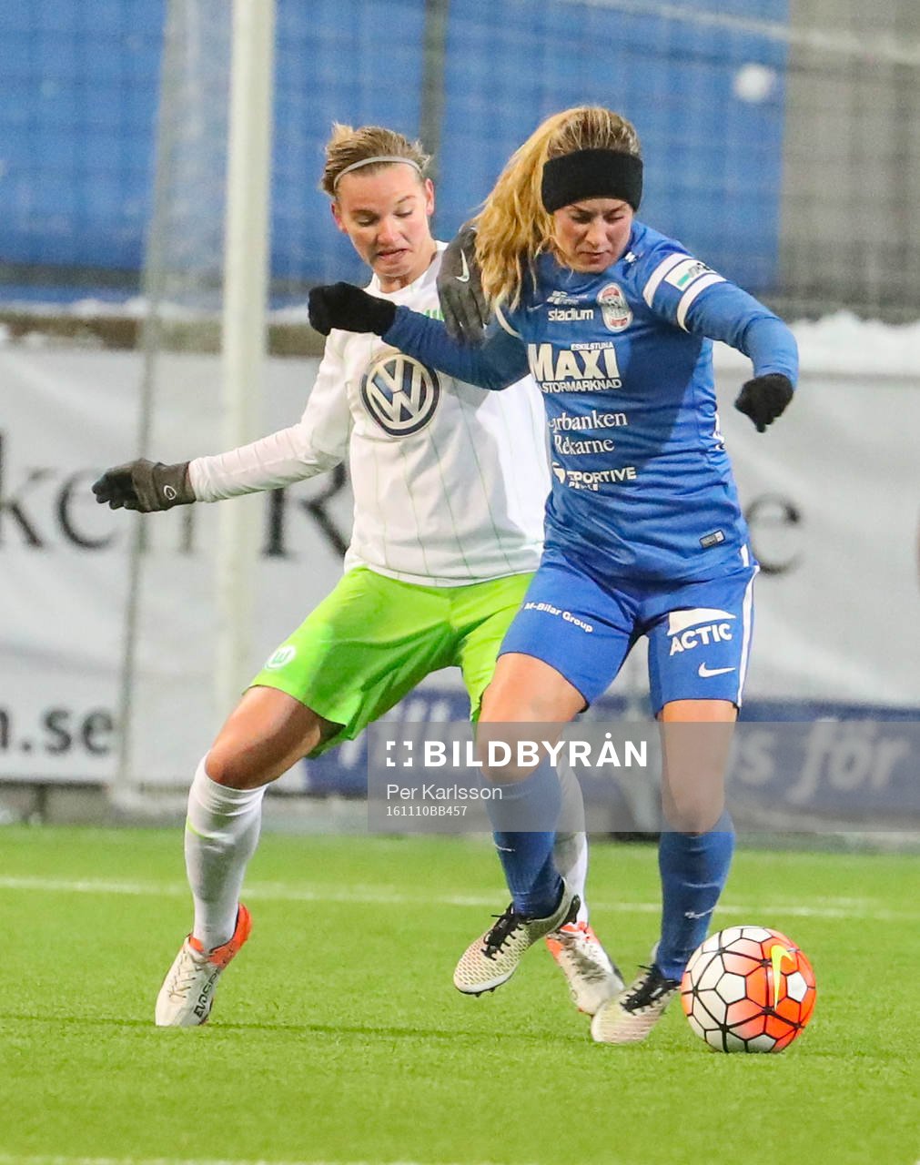 Eskilstuna Uniteds Ingrid Schjelderup och Wolfsburgs