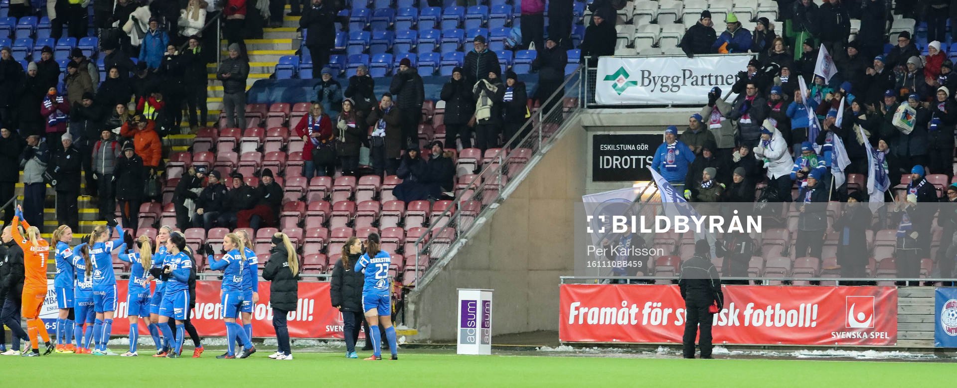 Eskilstuna United tackar sina trogna fans för säsongen