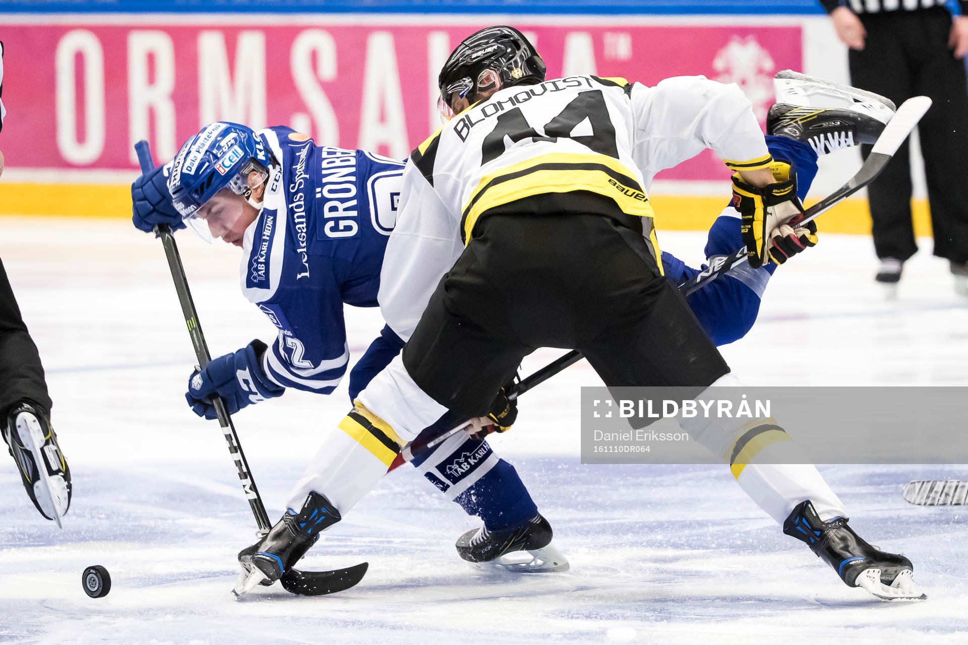 Leksands Martin Grönberg och Brynäs Jacob Blomqvist i