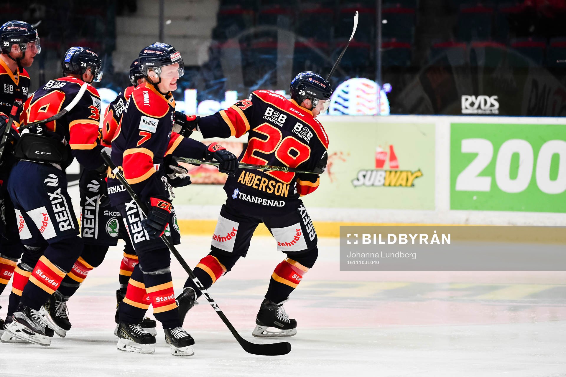Djurgårdens spelare jublar