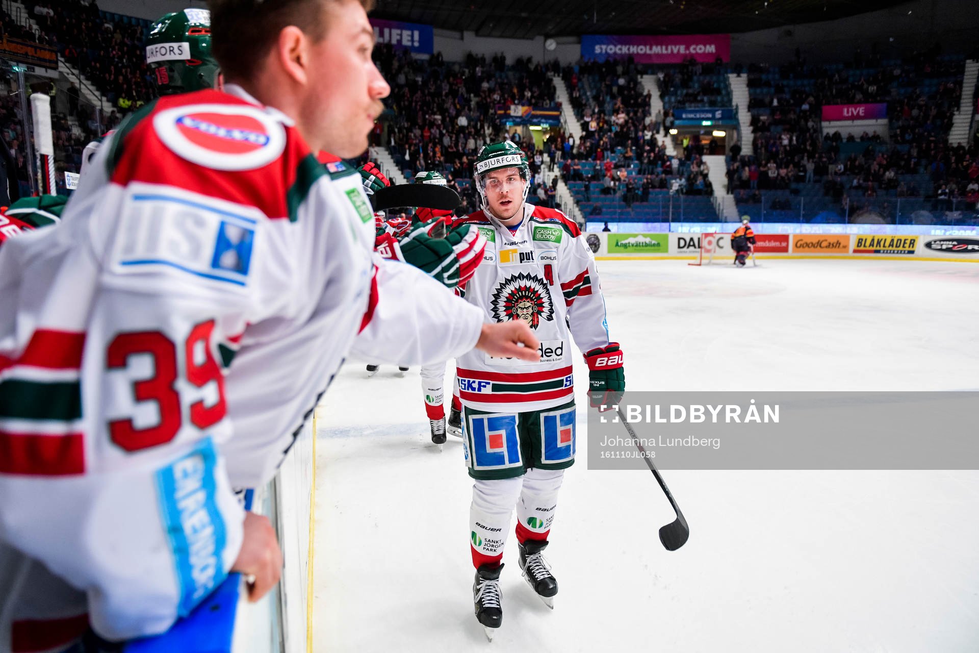 Frölundas Henrik Tömmernes jublar