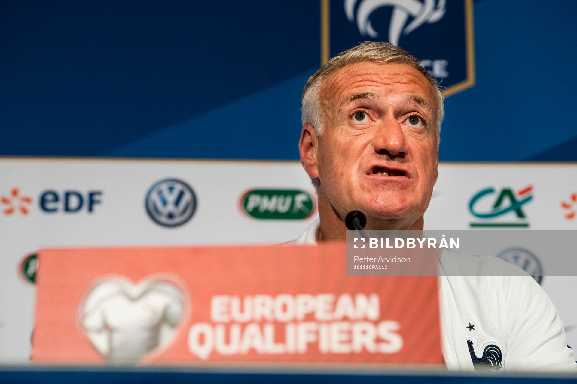 Frankrikes förbundskapten Didier Deschamps