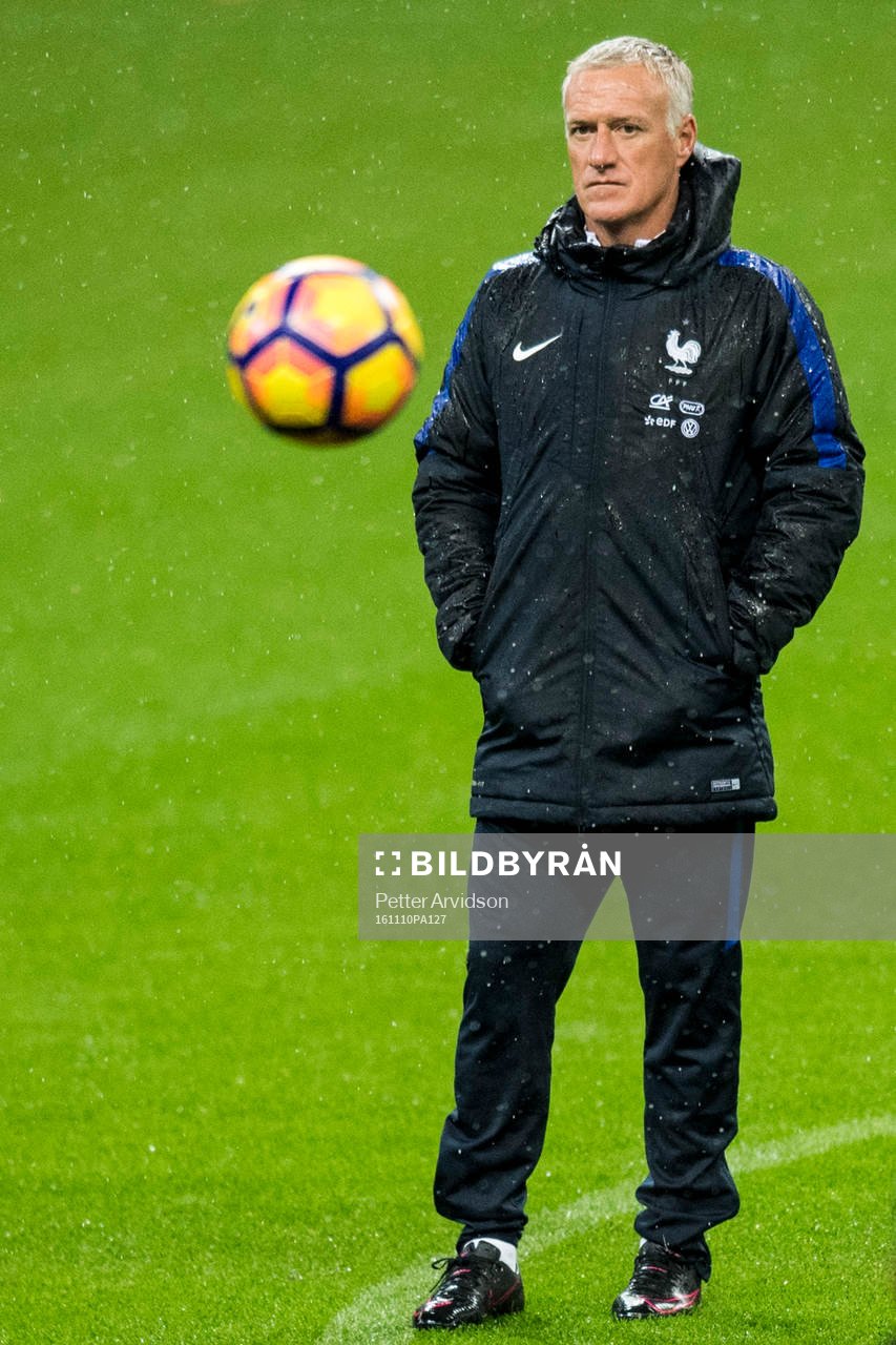 Frankrikes förbundskapten Didier Deschamps
