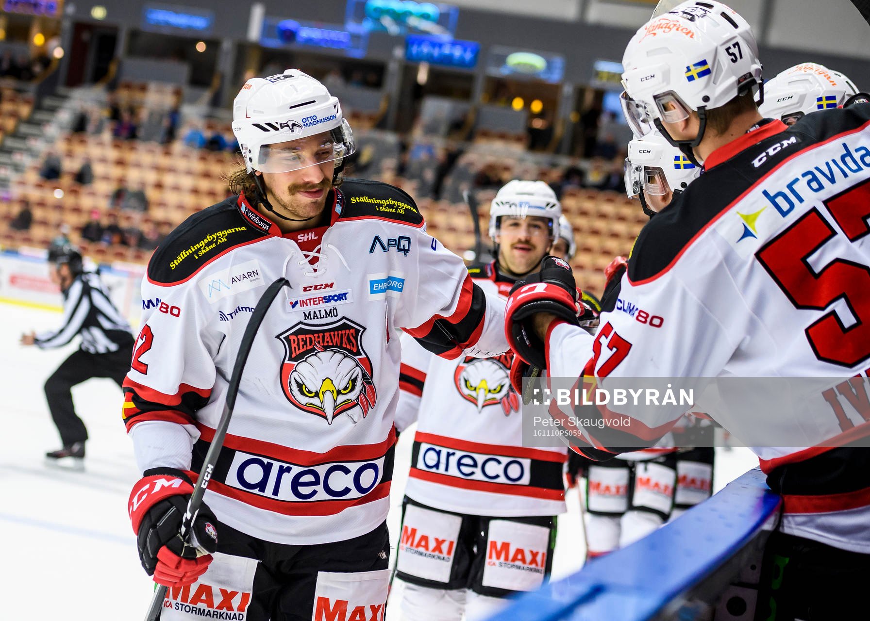Malmö Redhawks Andreas Thuresson jublar