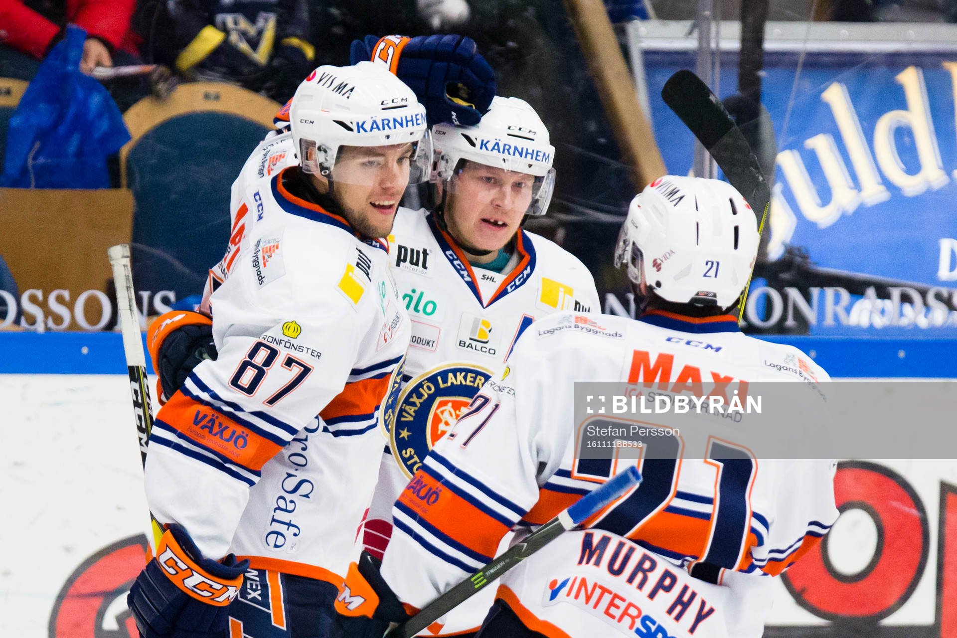 Växjös Robert Rosén, Tuomas Kiiskinen och Cory Murphy