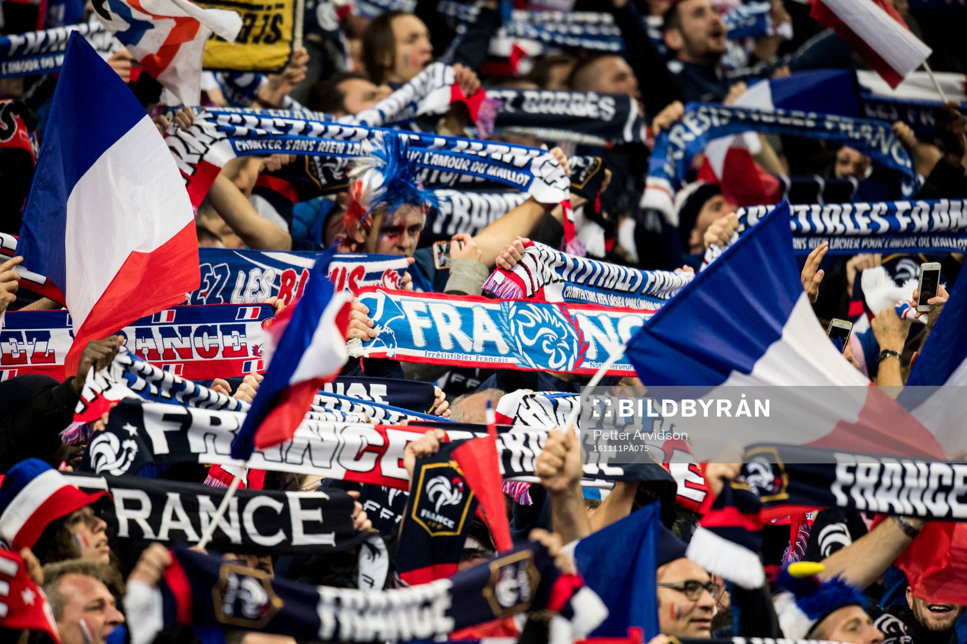 Frankrikes supportrar