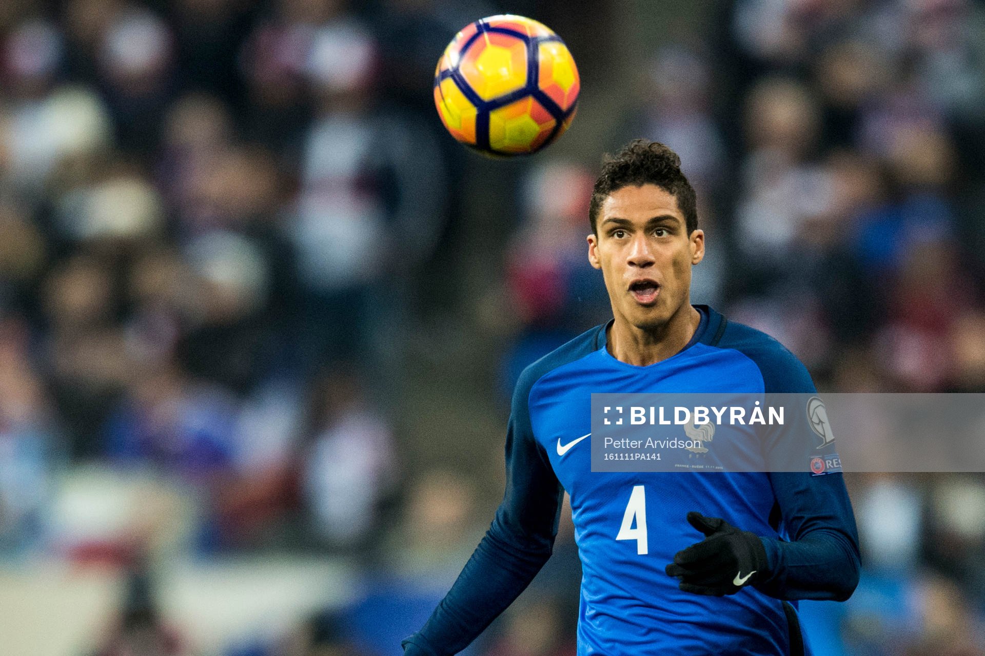 Frankrikes Raphael Varane