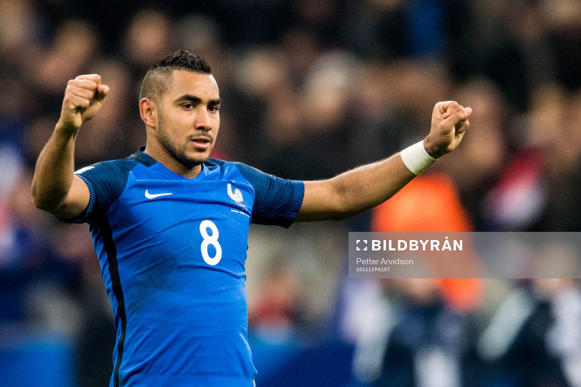 Frankrikes Dimitri Payet jublar