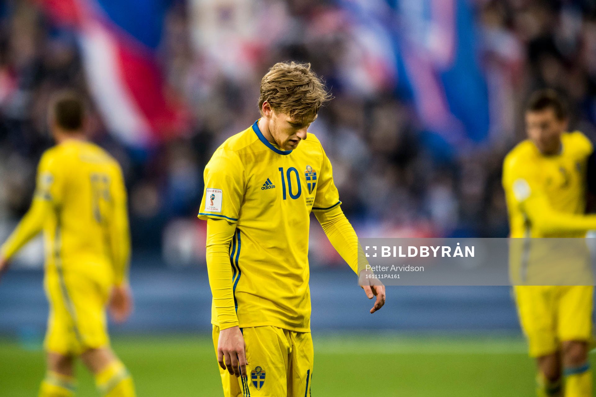 Sveriges Emil Forsberg deppar