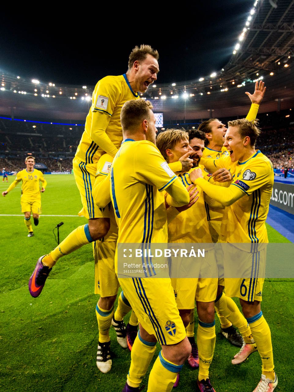 Sveriges Andreas Granqvist, John Guidetti, Emil Forsberg,