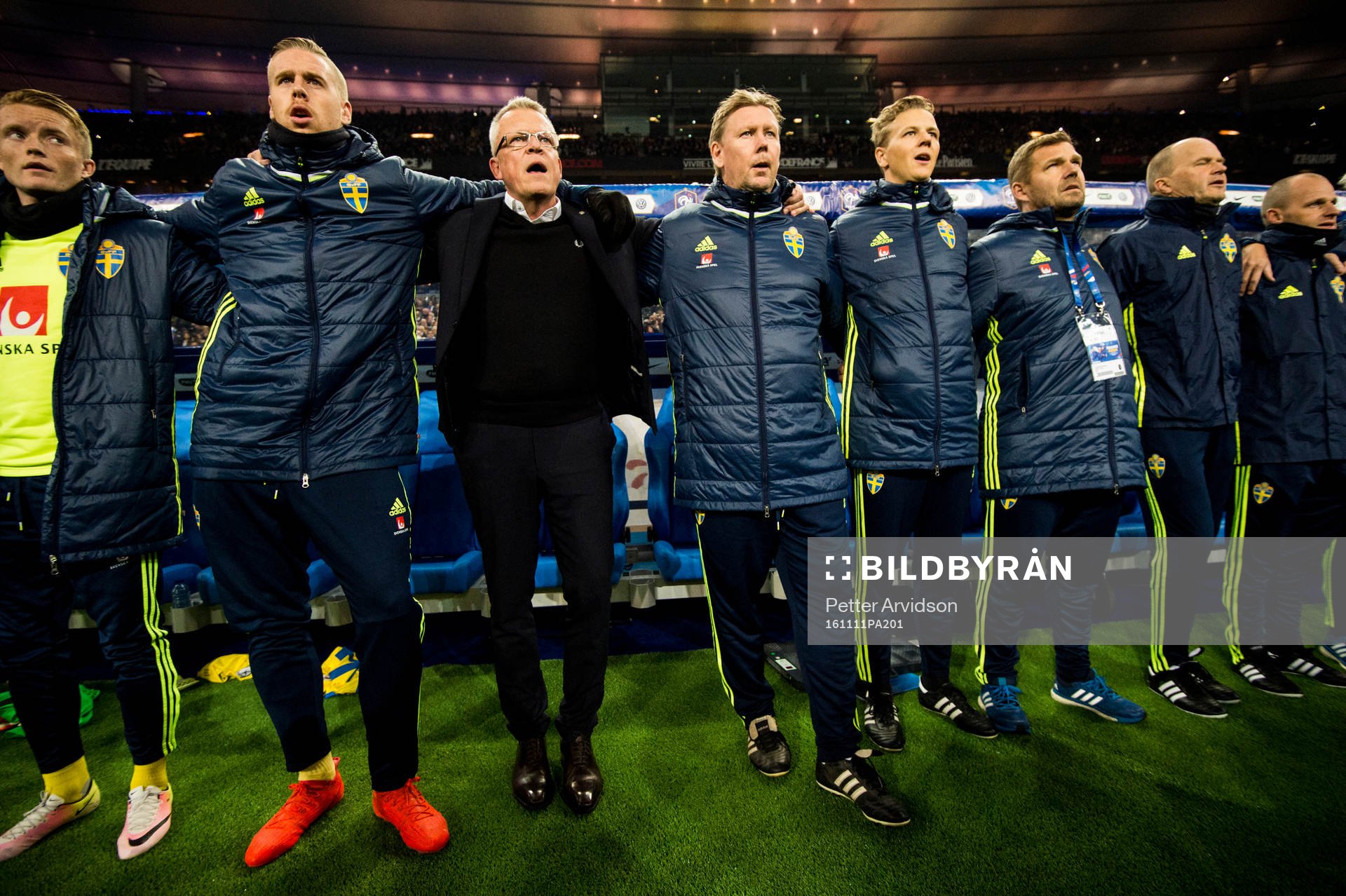 Förbundskapten Janne Andersson och assisterande