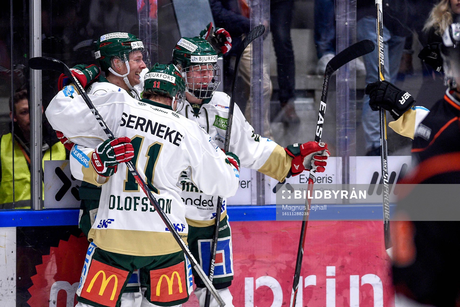 Frölundas Rasmus Dahlin jublar