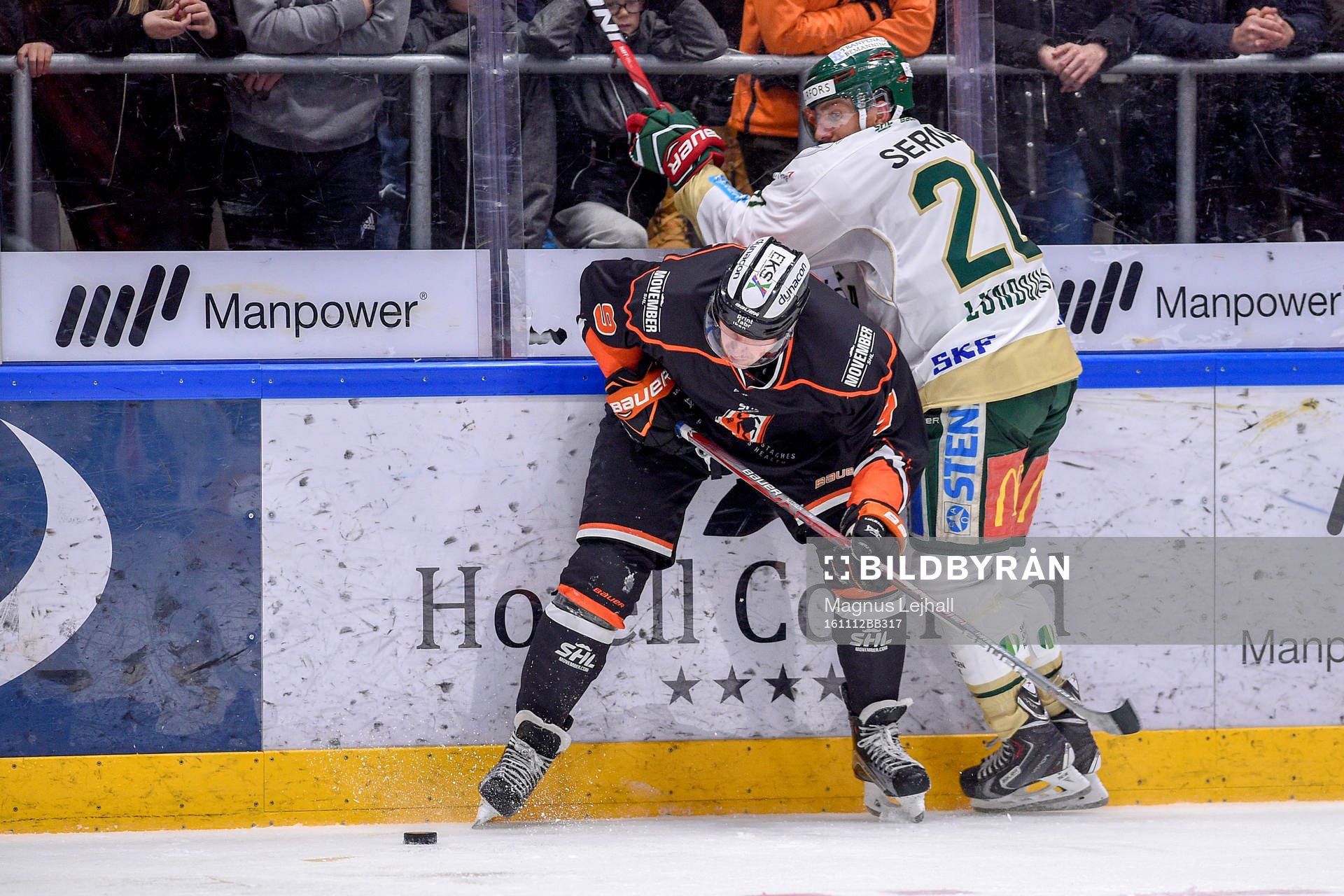 Karlskronas Karlskronas Morten Madsen och Frölundas Robin