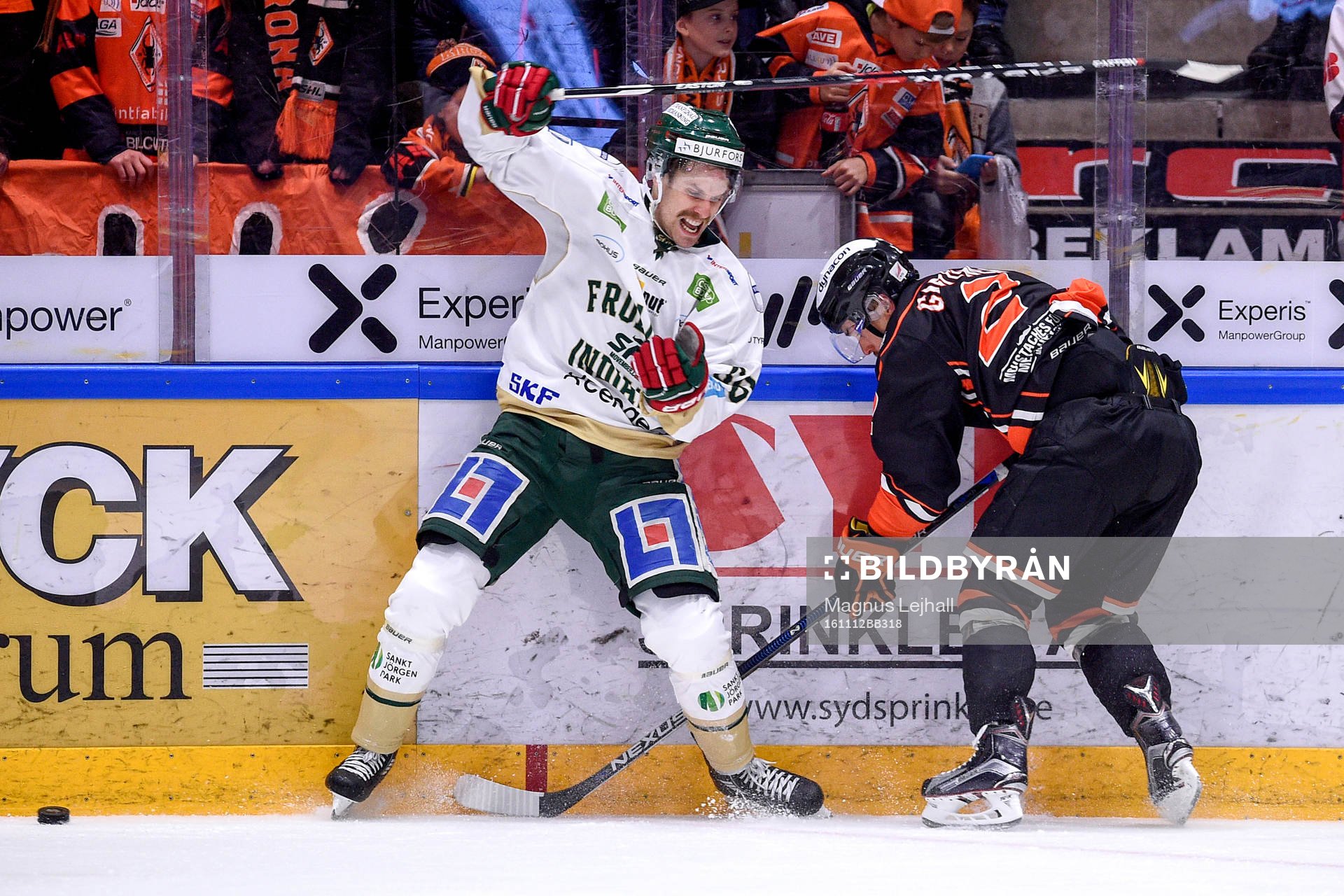 Frölundas Jonathan Sigalet och Karlskronas Robin Gartner
