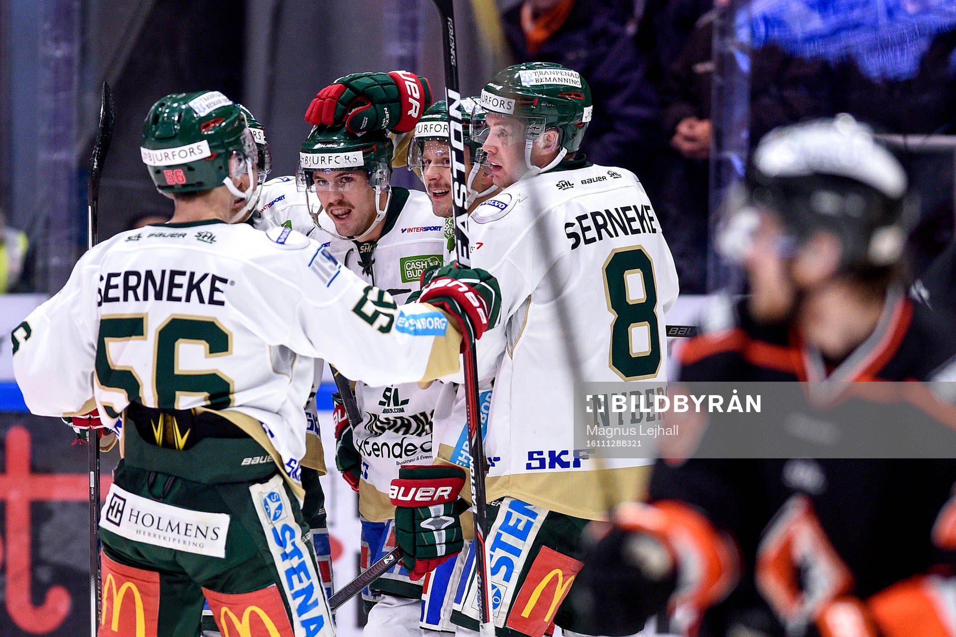 Frölundas Sebastian Stålberg jublar