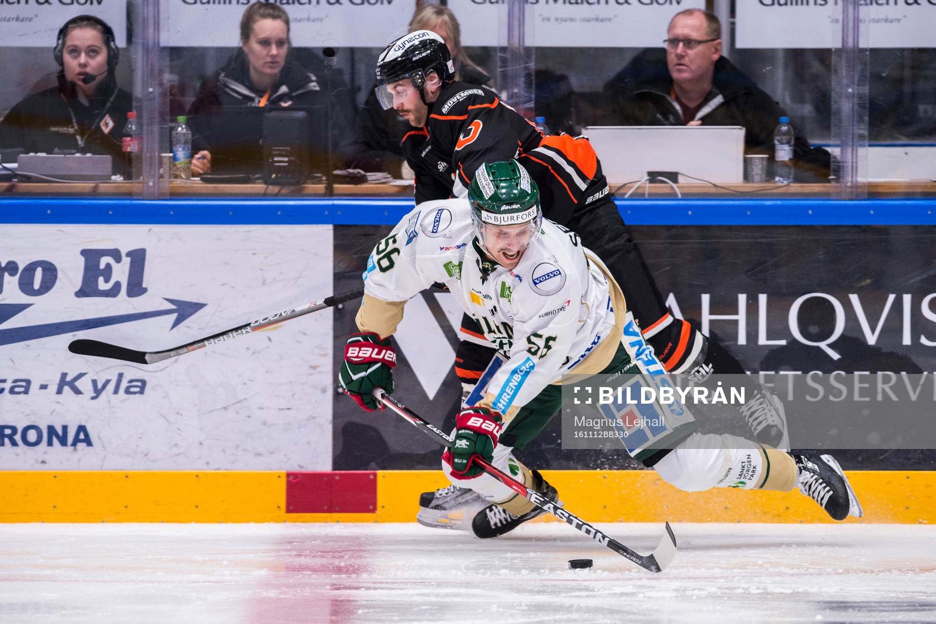 Frölundas Jonathan Sigalet och Karlskronas Mattias Guter