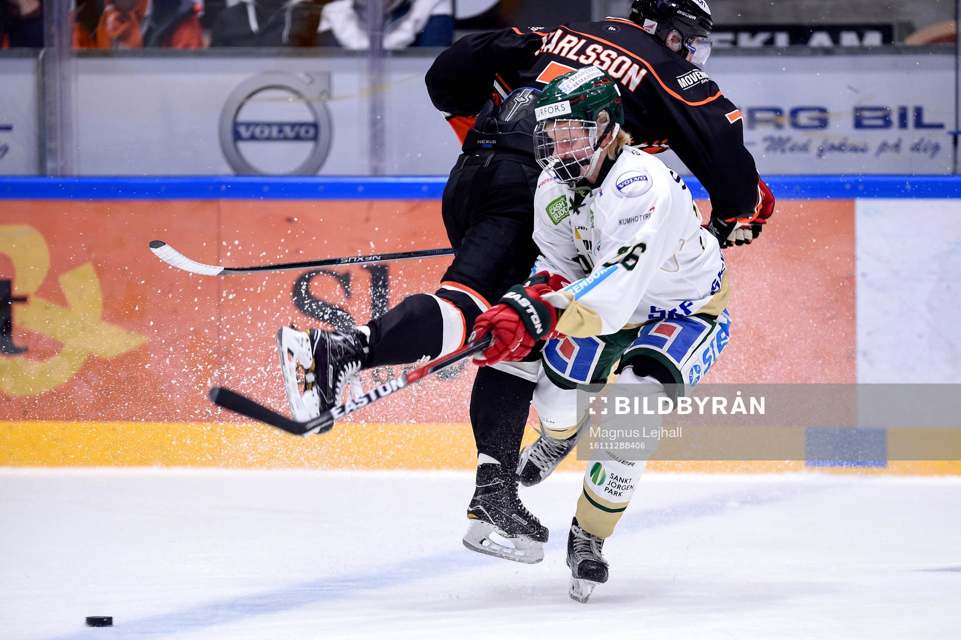 Karlskronas Mattias Karlsson och Frölundas Rasmus Dahlin
