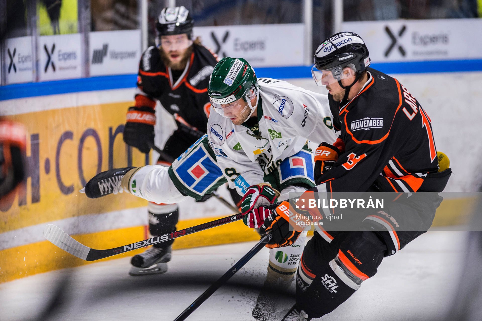 Karlskronas Jimmy Andersson, Frölundas Casey Wellman och