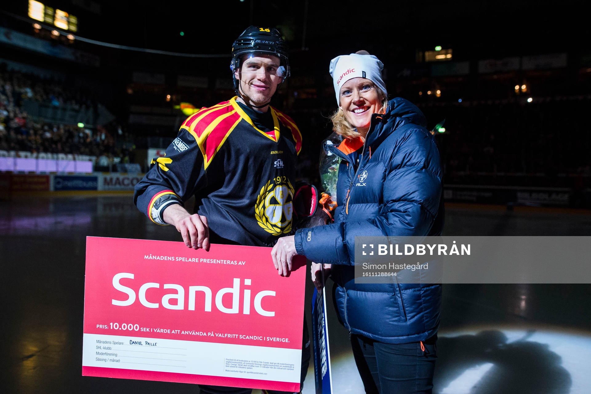 Brynäs Daniel Paille prisas för månadens spelare före