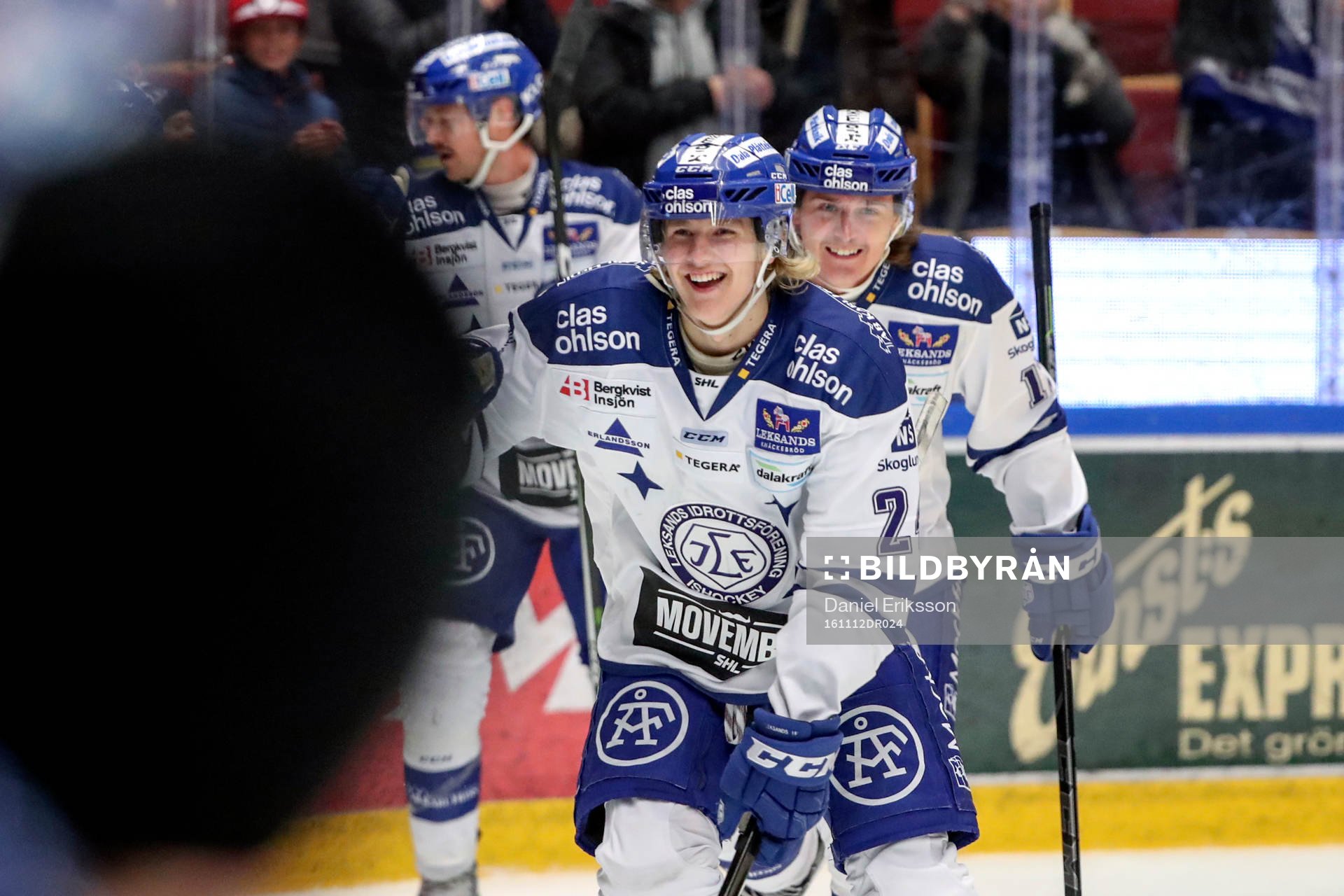 Leksands Isak Skedung jublar